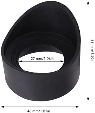 Mikroskopi gumeni okulari, praktični Crni profesionalni gumeni okulari za oči za zaštitu očiju