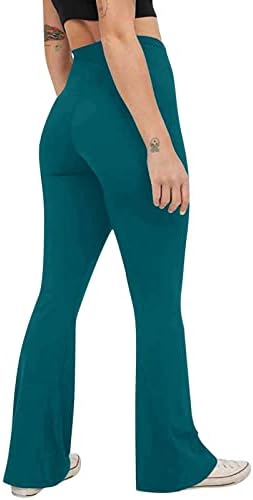 HonpraD pantalone za jogu za žene čvrste helanke za trening fitnes sportske trčanje Yoga atletske