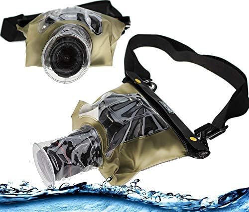 Navitch blue dslr slr vodootporan podvodni kućište / poklopac torbica za suhu torba kompatibilna sa Canon EOS