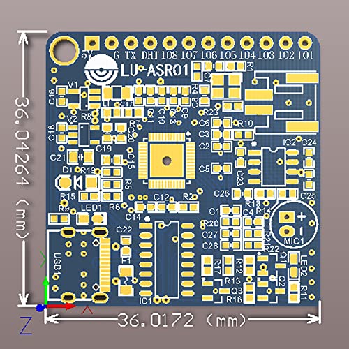 Rakstore LU-ASR01 Inteligentna kontrolna modula za prepoznavanje glasa LD3320 Nadogradite verziju