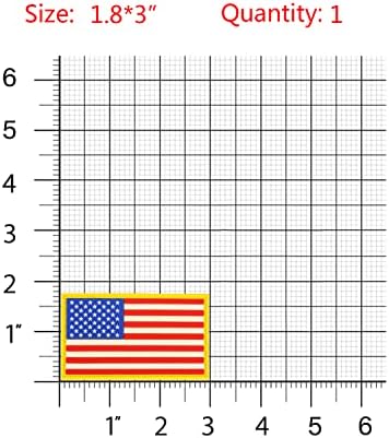Hecoo USA Američka zastava Morale PVC guma zastepen za zatvaranje