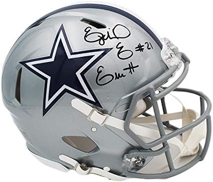 Ezekiel Elliott potpisao Dallas Cowboys Speed autentične NFL kacige sa autogramom za koledž