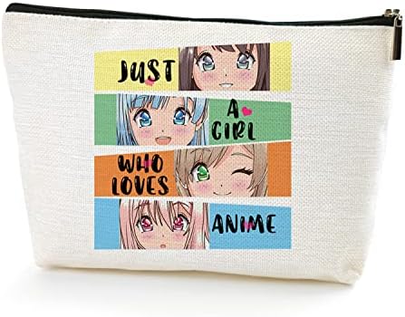 Smiješna Anime kozmetička torba, torba za šminkanje pokloni za ljubitelje animea, rođendanski poklon za