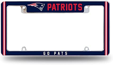 NFL New England Patriots Go Pats Premium puna boja dugotrajna legura Chrome pozlaćena reprezentatska