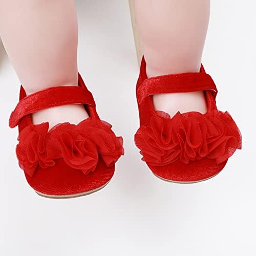 Dojenčad za bebe Cvjetne cipele s kradljivima Sandale Jedne cipele Princess Cipele Haljina Cipele