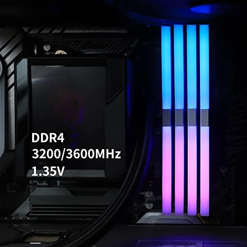 DDR4 RAM, RGB RAM 16GB Računarska memorija ABYSS-PC-DDR4-3200MHZ CL18 LED 288-pinski Gloway Desktop