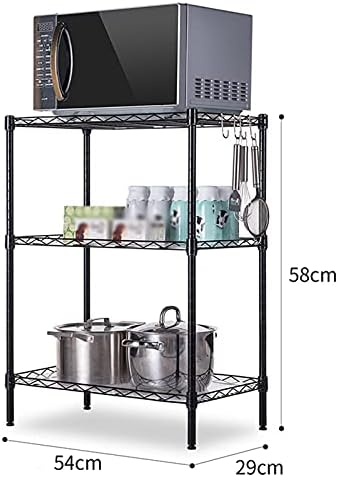 Tomyeus multifunkcionalna kuhinja mikrovalna pećnica police za polica za skladištenje kupaonica