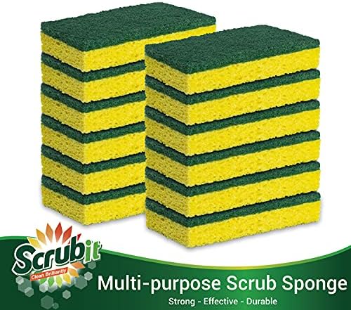 Scrubit Scrub Scrip Spužva - izrađena od teške celuloze - ekološki prihvatljivi - traje mjesecima