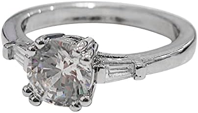 2023 Izvrsni okrugli dijamant za ženske angažman prsten nakita poklone prstenovi sa lancima