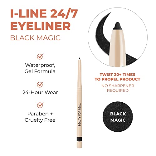 Ljepota za Real i-Line 24-7 Eyeliner & Hi-Def Set maskare-dugotrajni, vodootporni gel Eyeliner + definiranje