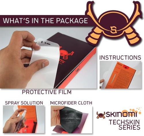 Skinomi zaštitnik ekrana kompatibilan sa ZTE Solar Clear TechSkin TPU HD filmom protiv mjehurića