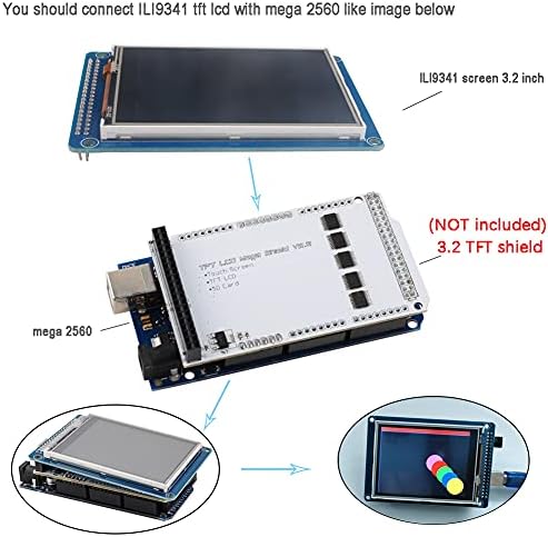 Nextion 3,2 inčni ILI9341 TFT displej + LCD mega šiljenje ekspanzija