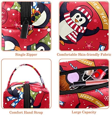 Tbouobt kozmetičke vrećice za žene, torba za šminke Travel Toaletska torba Organizator, Cartoon Penguin