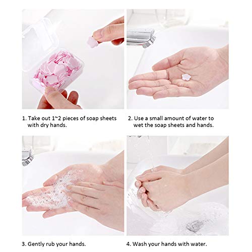 300kom prijenosni sapuni za pranje ruku, antibakterijski putni sapuni, mirisni Mini sapuni, jednokratni rastvorljivi