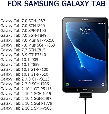 6,6ft 30 pin Samsung Galaxy Tab kabel USB kabel za punjač za Samsung Galaxy Tab 2 10.1 7.0