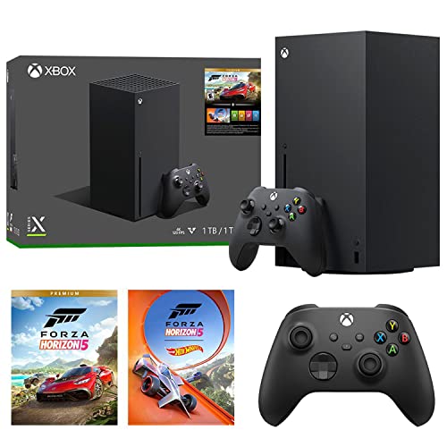 Microsoft Xbox serija X 1TB SSD Forza Horizon 5 Skup sa dodatnim bežičnim kontrolerom - Carbon Crna