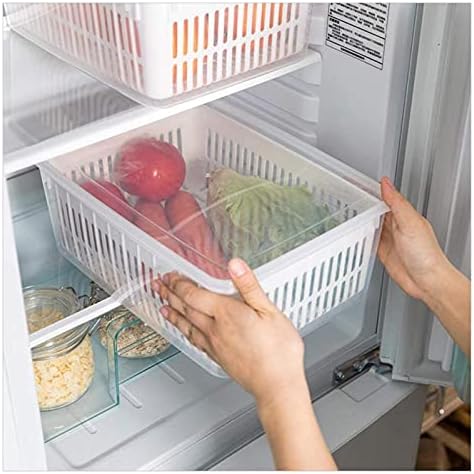 ZCX kante za organizatore frižidera velikog kapaciteta kutija za skladištenje frižidera sa poklopcem zapečaćena