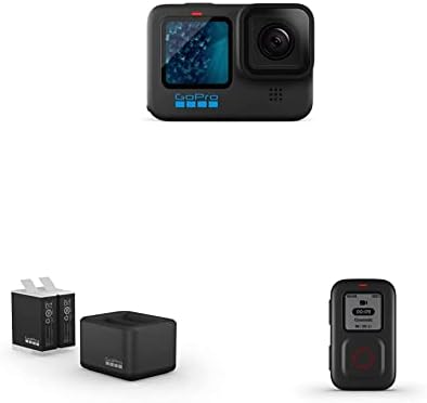 GoPro Hero11 crna - vodootporna akcijska kamera i dvostruki punjač baterije + 2 Enduro baterije - Službeni