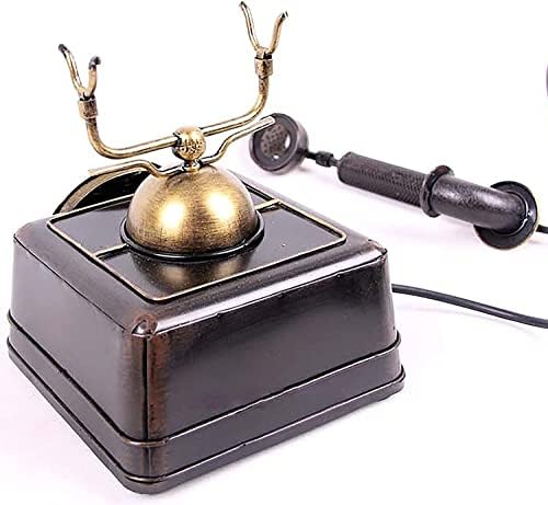 Antikni rotacijski fiksni telefon, vintage ukrasni telefoni, željezo Vintage Telefon Model Kućni ukras Pribor