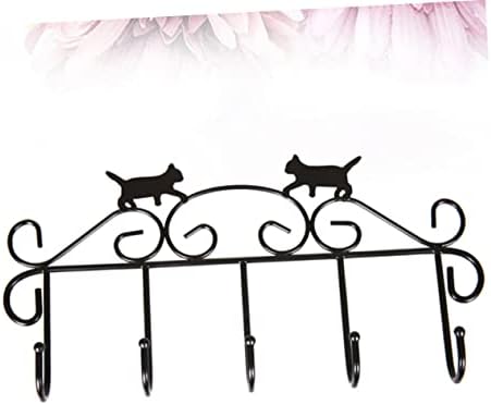 Alipis ručnike za ručnik 2 kom. Vintage kućanstvo Dvije mačke lijepe s kućnim regali vješalica nail hotel crni