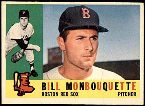 1960. topps 544 Bill Monbouquette Boston Red Sox Ex / MT Red Sox