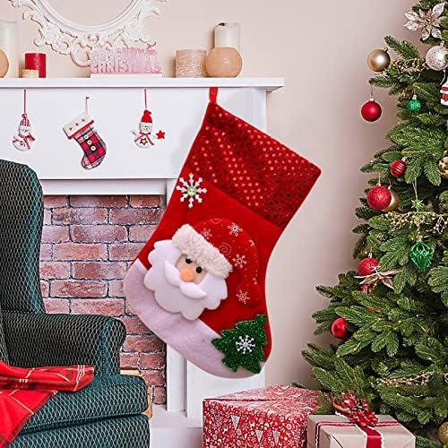 Poklon poklon dekoracija božićne torbe torbe bombone božićne male čarape lutke kostim