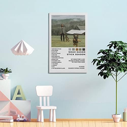 Noah Kahan Posteri Stick sezona Album Poster platno Art Poster i zid Art sa slikom Print soba dekor