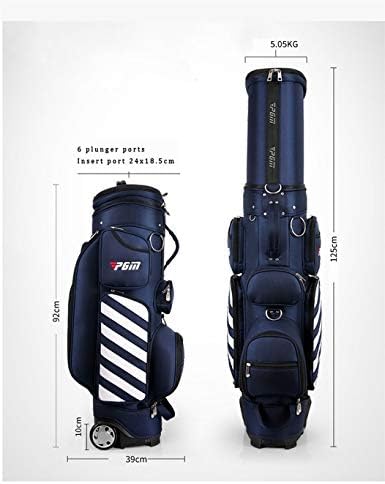 Wystao Unisex Classic Golf torba za golf trening, lagana vodootporna golf torba za putovanja
