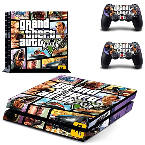 Za PS4 Normal - Igra Grand GTA Theft i auto PS4 ili PS5 naljepnica za kožu za PlayStation 4