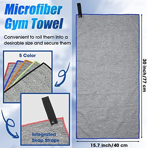 Ručnik za suhe teretane mikrofibra 30 x 15,7 inča ručnici za vježbanje ručnik od mikrofibera za znojne fitness