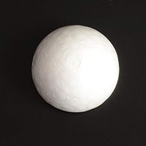 Sewroro Nativit Snow Globe 15pcs 8cm bijela pjena kuglice Modeliranje plaft polistirene kuglice