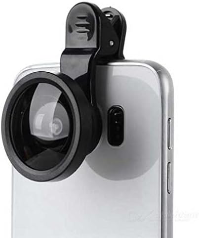 2-u-1 Fisheye Selfie Kamera komplet sočiva širokougaoni Macro Clip priložite crno za Verizon