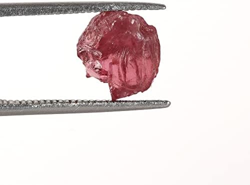 GEMHUB Izlječenje kristalno grubo AAA + Crveni granetski kamen mali 4,25 ct. Labavi dragulj za omotavanje