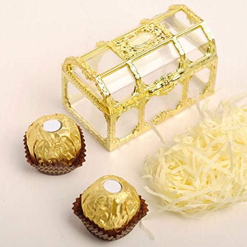 Topincn 12pcs Candy Box Hollow Chololates Kontejner ORNAMNET poklon jar ukras za odlaganje šećera za