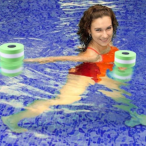 Angoily Aquatic Exercise dumbells Set od 2, vodene bučice za vodene aerobne vježbe i vježbe u bazenu, pjenaste
