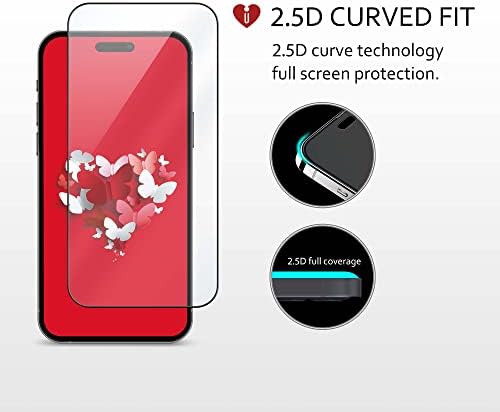 icarez puni zaštitni ekran za pokriće od punog pokrivanja za iPhone 14 pro max 6,7 inča 2022 [2-pack]