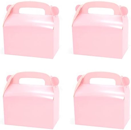 Oletx 30-pack ružičasta zabava Favorit tretiraju kutije, goodie kutije, poklon kutije za zabav