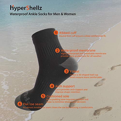 Hympershellz vodootporne čarape za muškarce i žene Dužina gležnja
