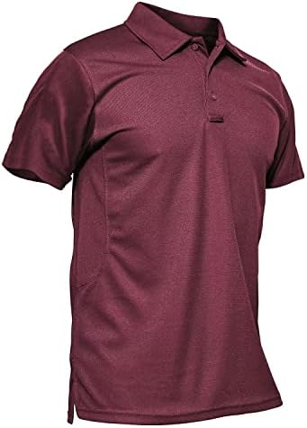 Magcomsen muške polo majice Brze suho performanse kratkih rukava taktička košulja pique dres golf