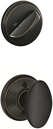 Schlage F59 sie 613 Siena unutrašnje dugme sa Zasunom, ulje Rubbed Bronze