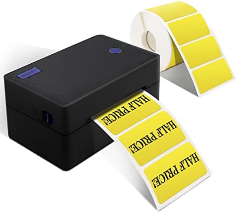 Beeprt Bluetooth štampač naljepnica za otpremu & amp; 2.36 X 1.57 žute direktne termičke naljepnice