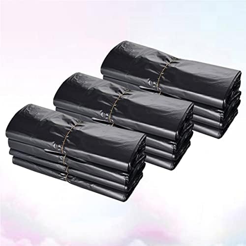 STOBOK Crne torbe za smeće 200pcs Malena kućanske torbe za kućne torbe za rukovanje za smeće Bag za smeće Kupatilo Kuhinjski prsluk zgušnjiva ručica - vezati s smećem