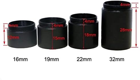 Komplet opreme za mikroskop za odrasle 12mm 15mm 18mm 28mm dodatna oprema, mikroskop objektivan Parfocal