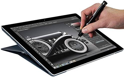 Bronel Black Mini fine tačaka Digitalna aktivna olovka kompatibilna sa ASUS Vivobook F510U tankom i