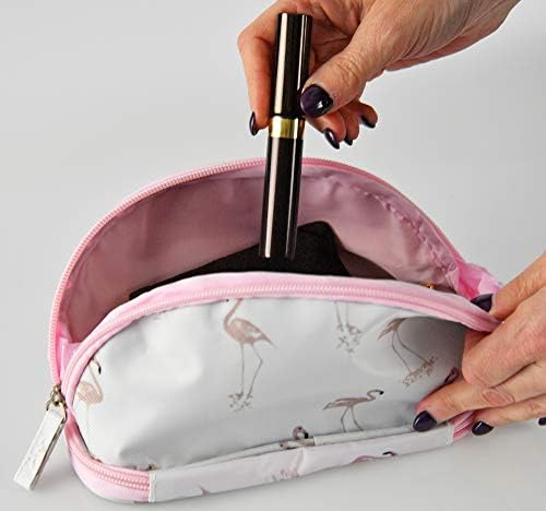 Početna-X Cream Flamingo Kozmetička torba, slatke vrećice za šminke za žene, šminke za torbicu za torbicu,