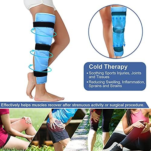 REVIX Ice Pack za ublažavanje bolova u gležnju i stopalu i veliki gel Ice Wrap za udlagu za