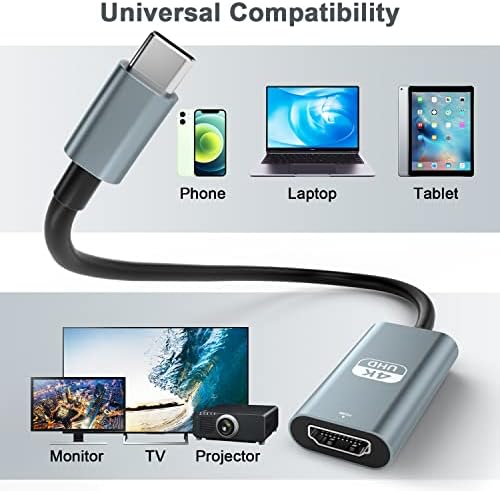 Priključna stanica USB C do HDMI adapter 4K 60Hz Thunderbolt 3 Tip C u HDMI Converter