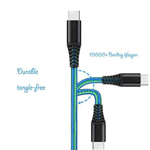 6ft Tip C USB kabl za punjenje, 2pack brzi kablovi za brzo punjenje za LG Velvet V20 V30 V30S
