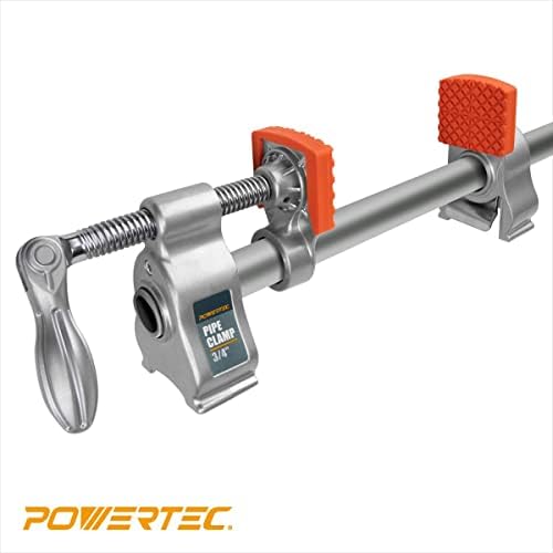 POWERTEC 71606-P2 obujmice za teške cijevi za 3/4 inča crne cijevi, obujmice za cijevi od legure