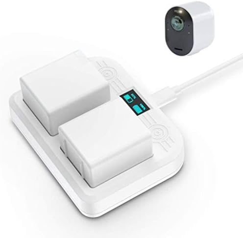 Holaca punjač za punjač za baterije Kompatibilna s Arlo Ultra / Ultra 2 ARLO PRO 3 i PRO 3 PRO 4 Flodlight kamera